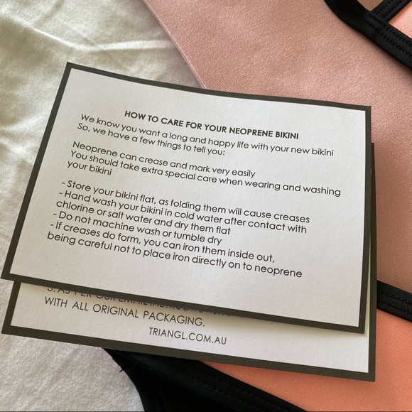 NEW TRIANGL SWIMWEAR BIKINI SWIM SUIT WITH BAG - Picture 5 of 13